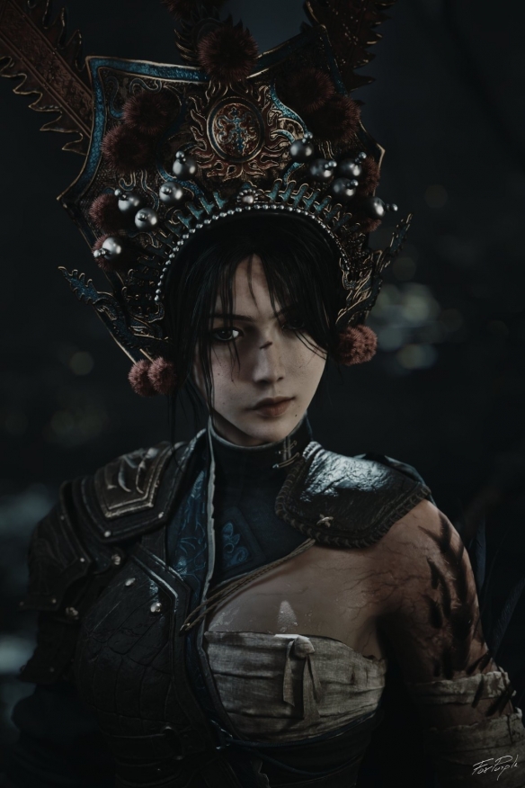 《明末：渊虚之羽》女主性感美图：身姿妖娆丰满诱人！(图2)