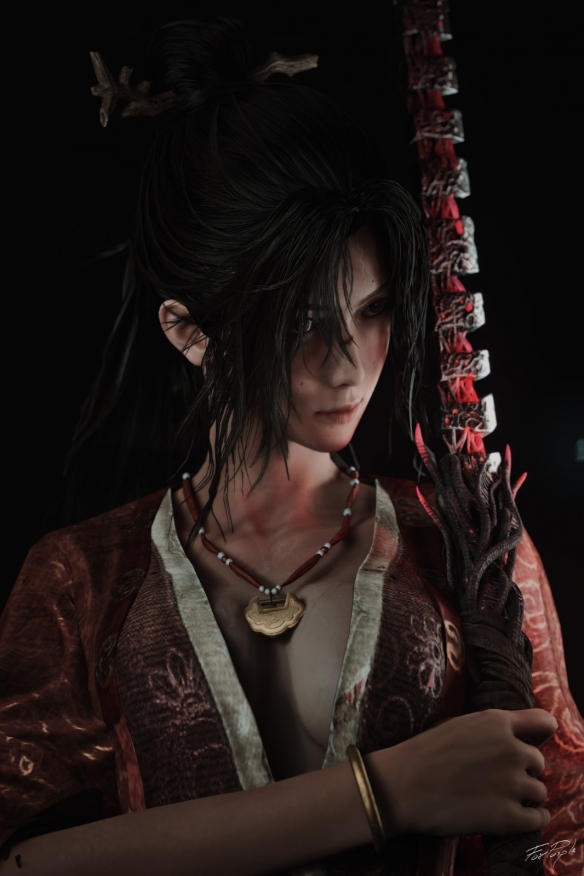 《明末：渊虚之羽》女主性感美图：身姿妖娆丰满诱人！(图3)