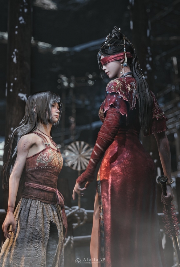 《明末：渊虚之羽》女主性感美图：身姿妖娆丰满诱人！(图4)