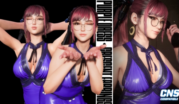 从米德加到未来都市！《剑星》蒂法MOD神还原标志性深V礼服(图1)