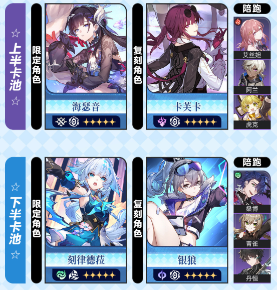 崩坏星穹铁道卡芙卡/银狼抽取建议