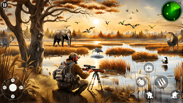 野生动物射击游戏3D