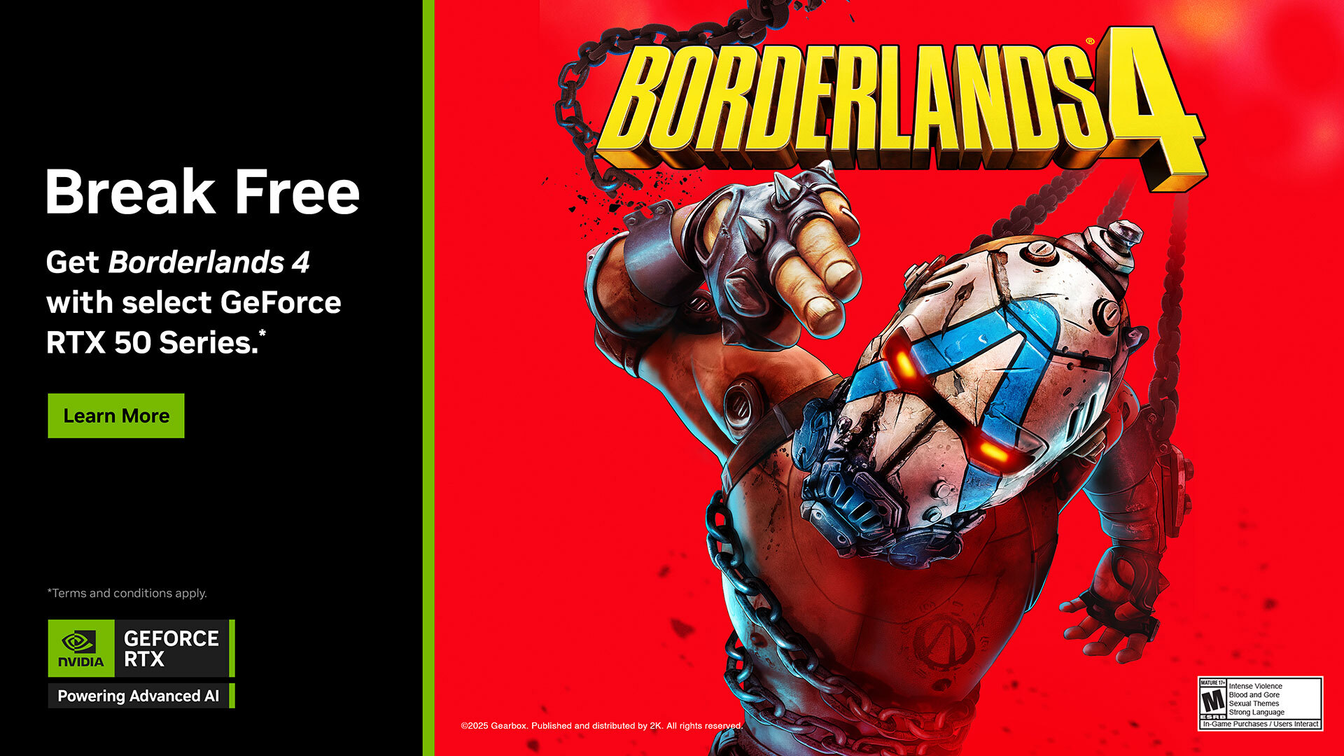 《无主之地4》NVIDIA DLSS 4来袭 解锁终极夺宝体验!