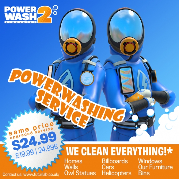 模拟新作《冲就完事模拟器2》详细展现清洗世界的延展(图2)