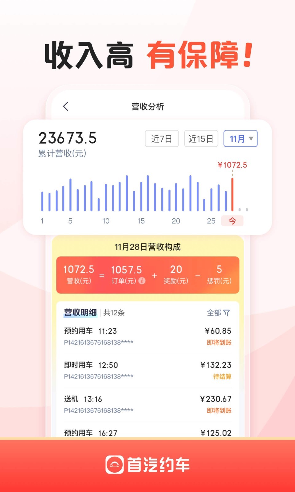 
首汽约车司机端