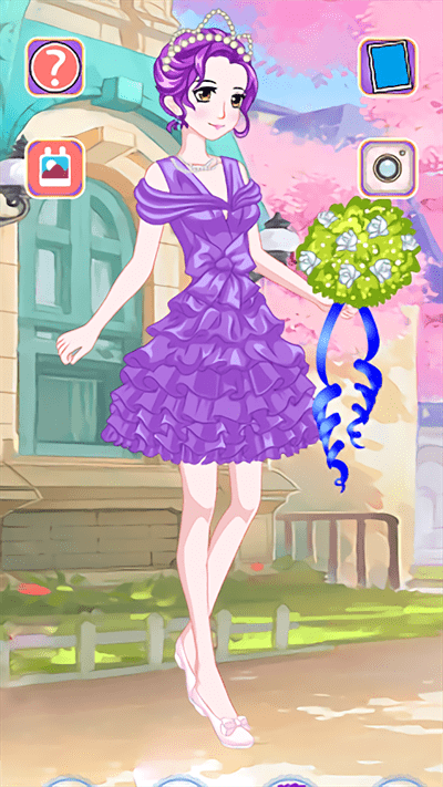 
高校学院女生换装