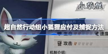 超自然行动组小狐狸应付及捕捉方法 超自然行动组小狐狸怎么捕捉