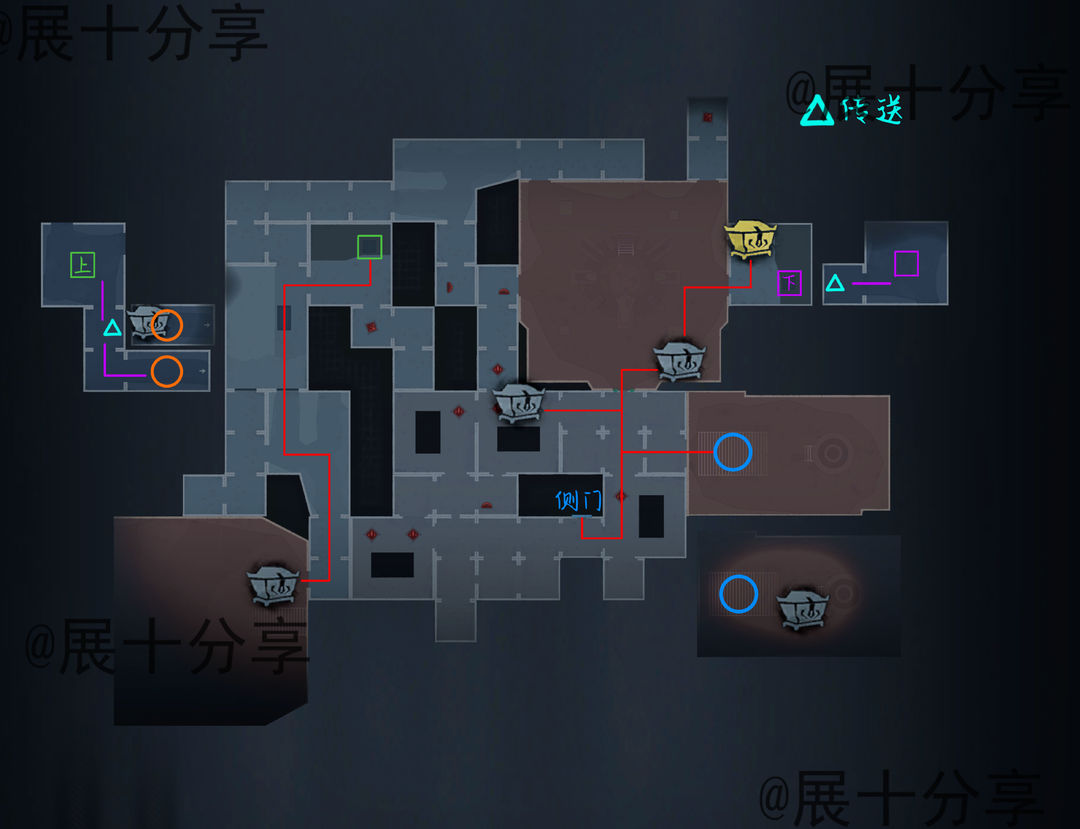 超自然行动组昆仑秘境极限侧门在【上】全地图小抄