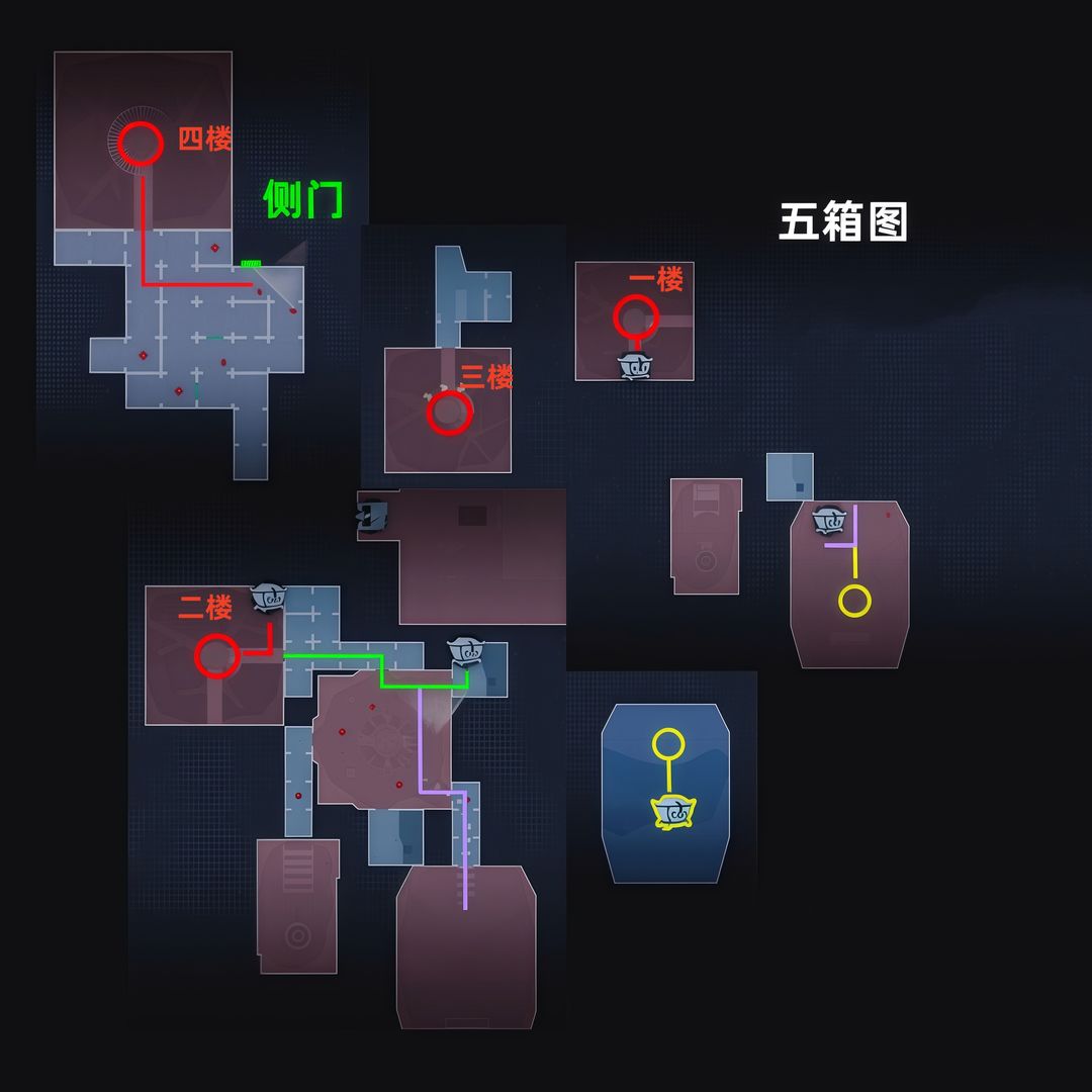 超自然行动组昆仑秘境极限侧门在【上】全地图小抄