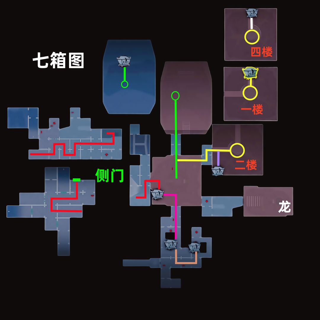 超自然行动组昆仑秘境极限侧门在【上】全地图小抄