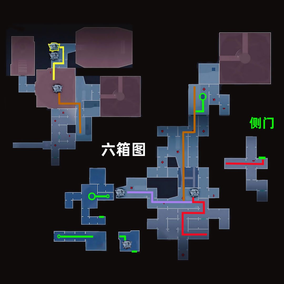 超自然行动组昆仑秘境极限侧门在【上】全地图小抄