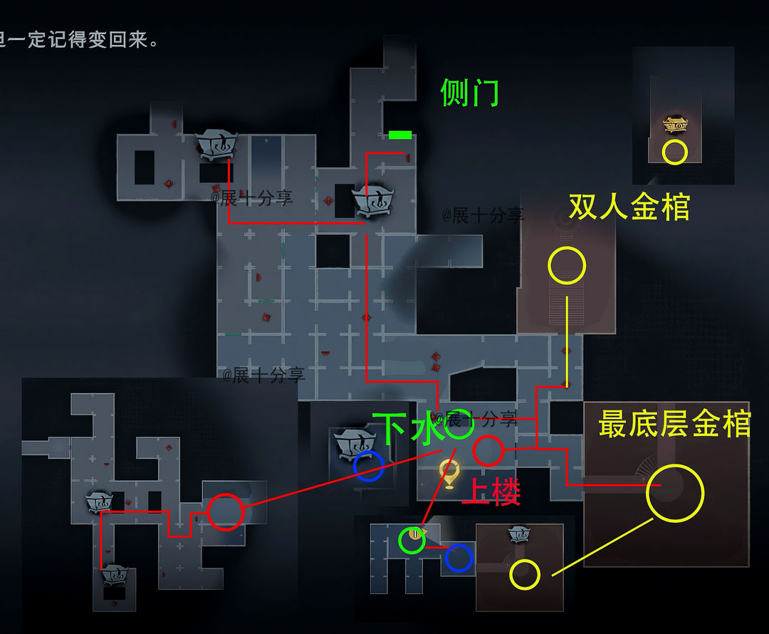 超自然行动组昆仑秘境极限侧门在【上】全地图小抄