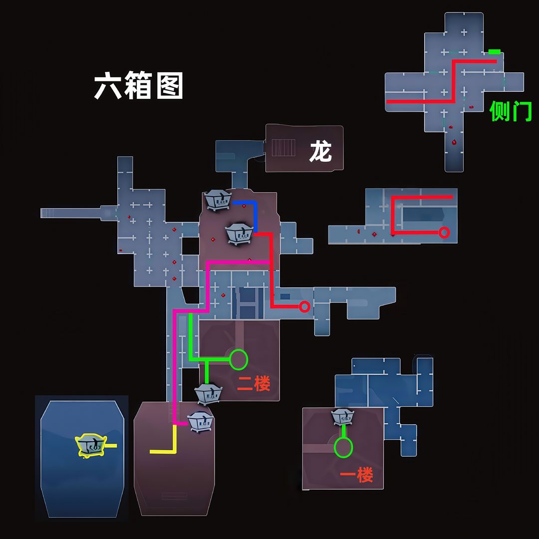 超自然行动组昆仑秘境极限侧门在【上】全地图小抄
