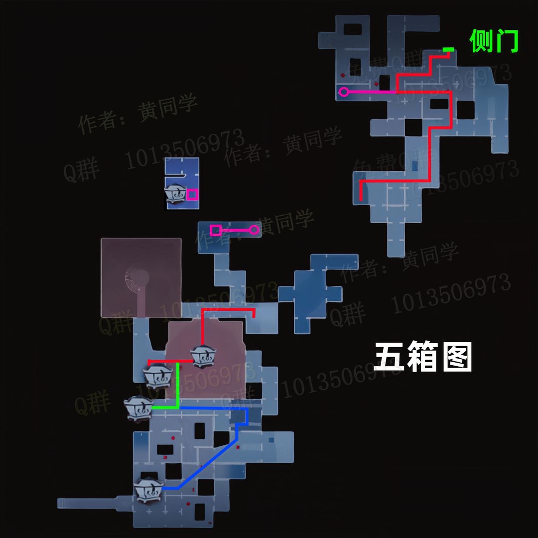 超自然行动组昆仑秘境极限侧门在【上】全地图小抄