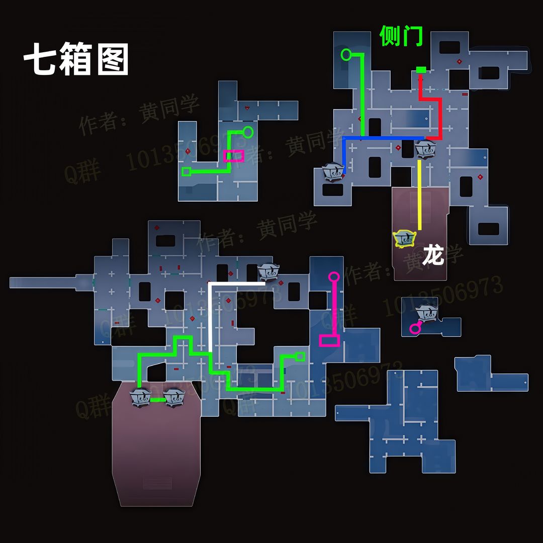 超自然行动组昆仑秘境极限侧门在【上】全地图小抄