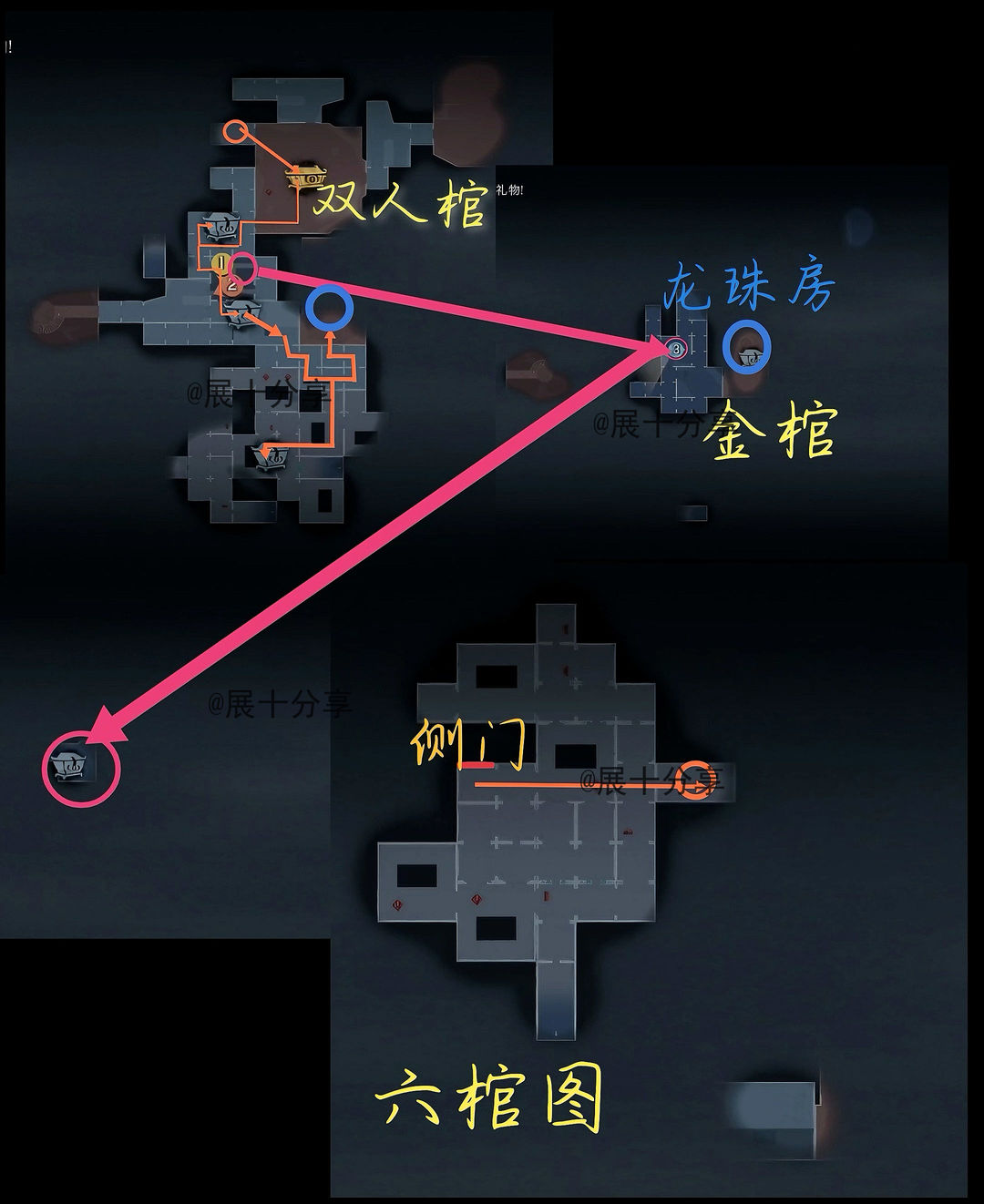 超自然行动组昆仑秘境极限侧门在【上】全地图小抄