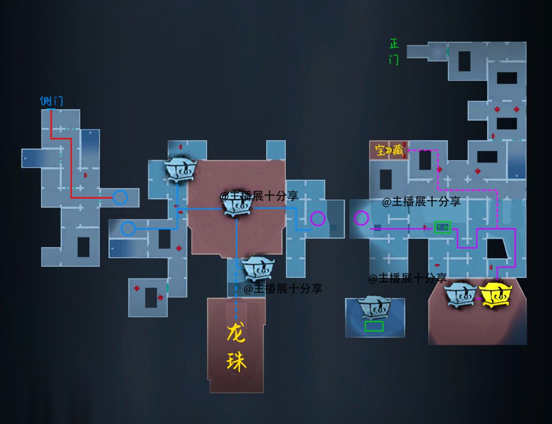 超自然行动组昆仑秘境极限侧门在【上】全地图小抄