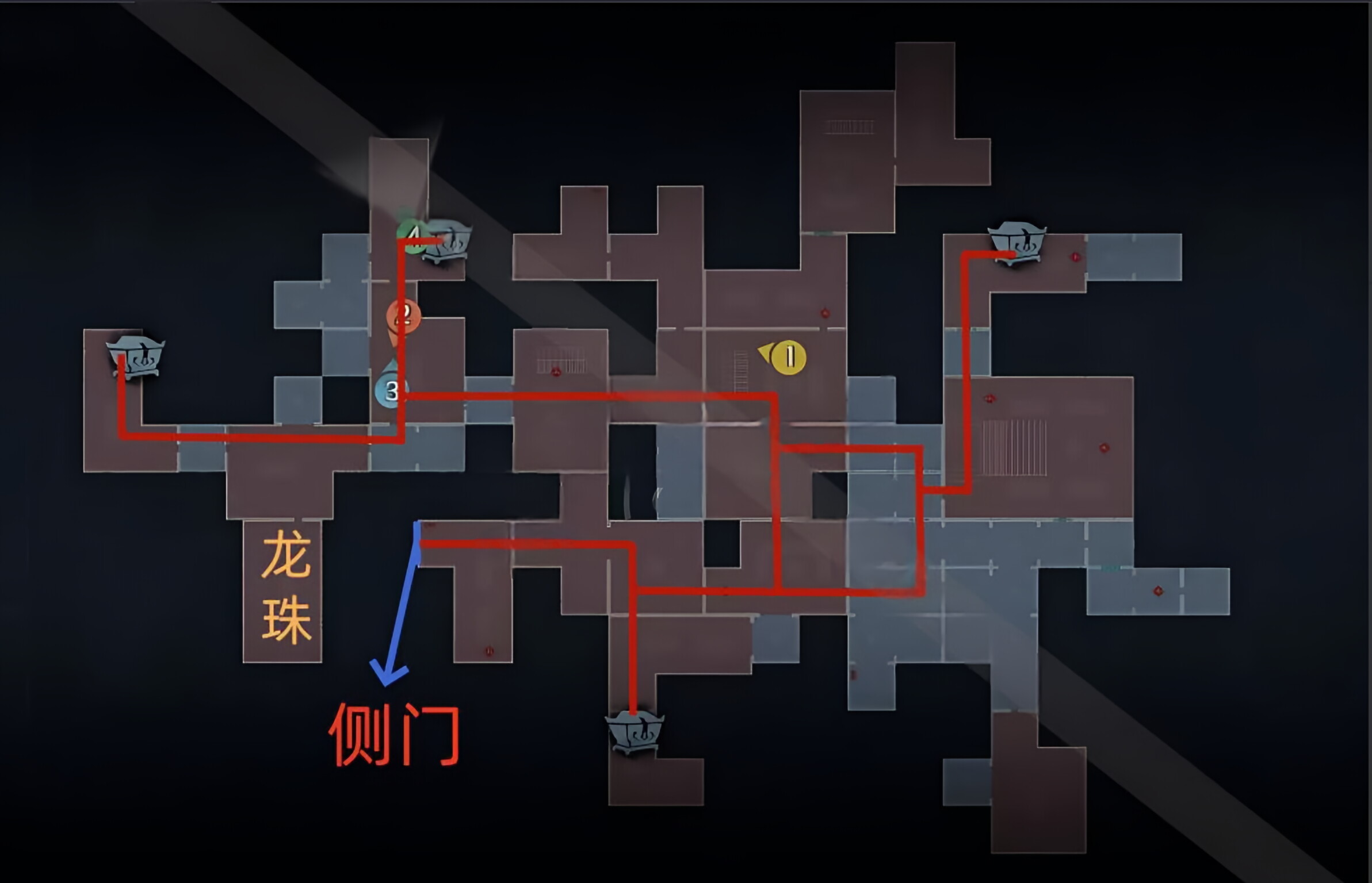 超自然行动组精绝古城困难┓型全地图小抄