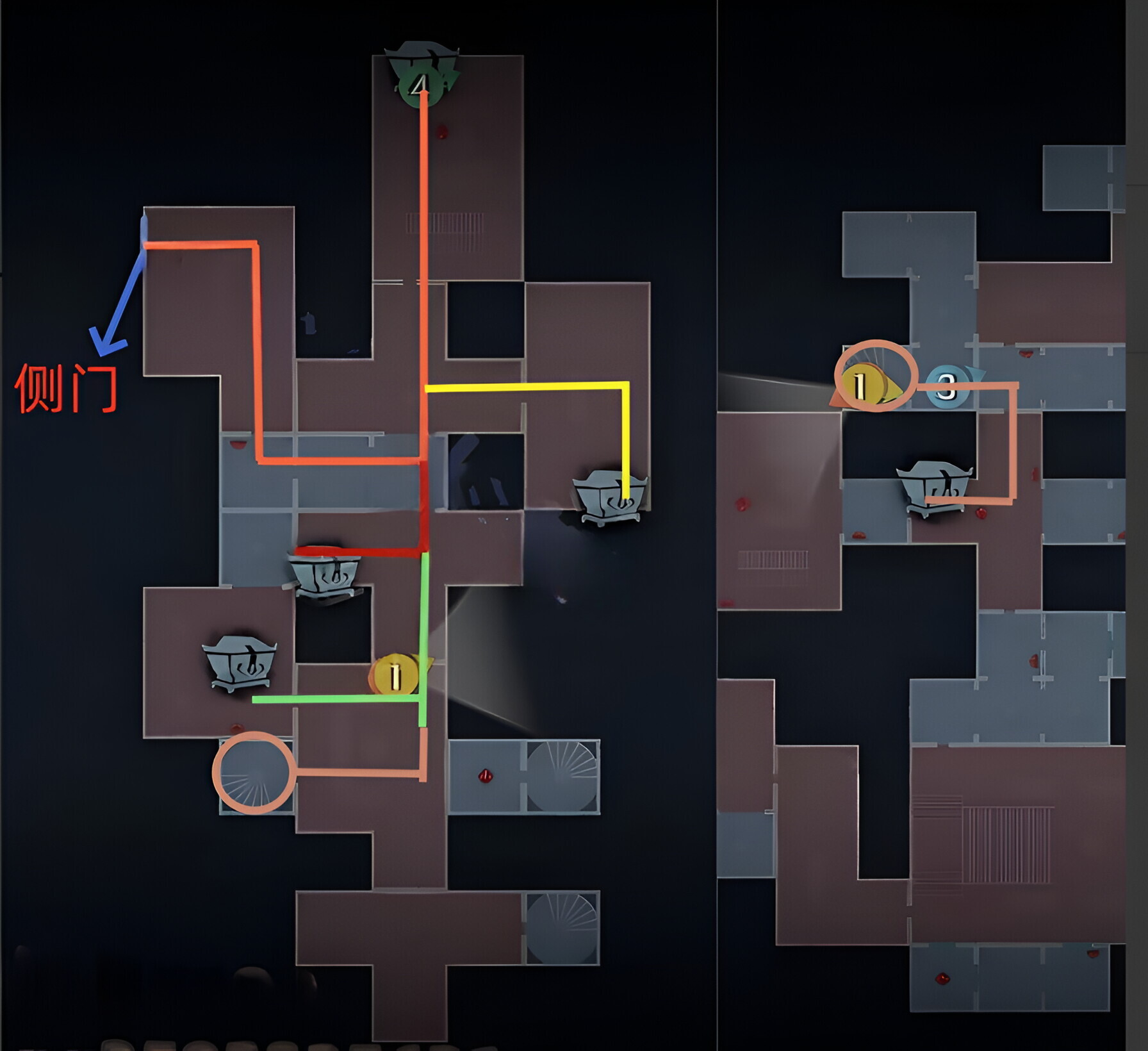 超自然行动组精绝古城困难┓型全地图小抄