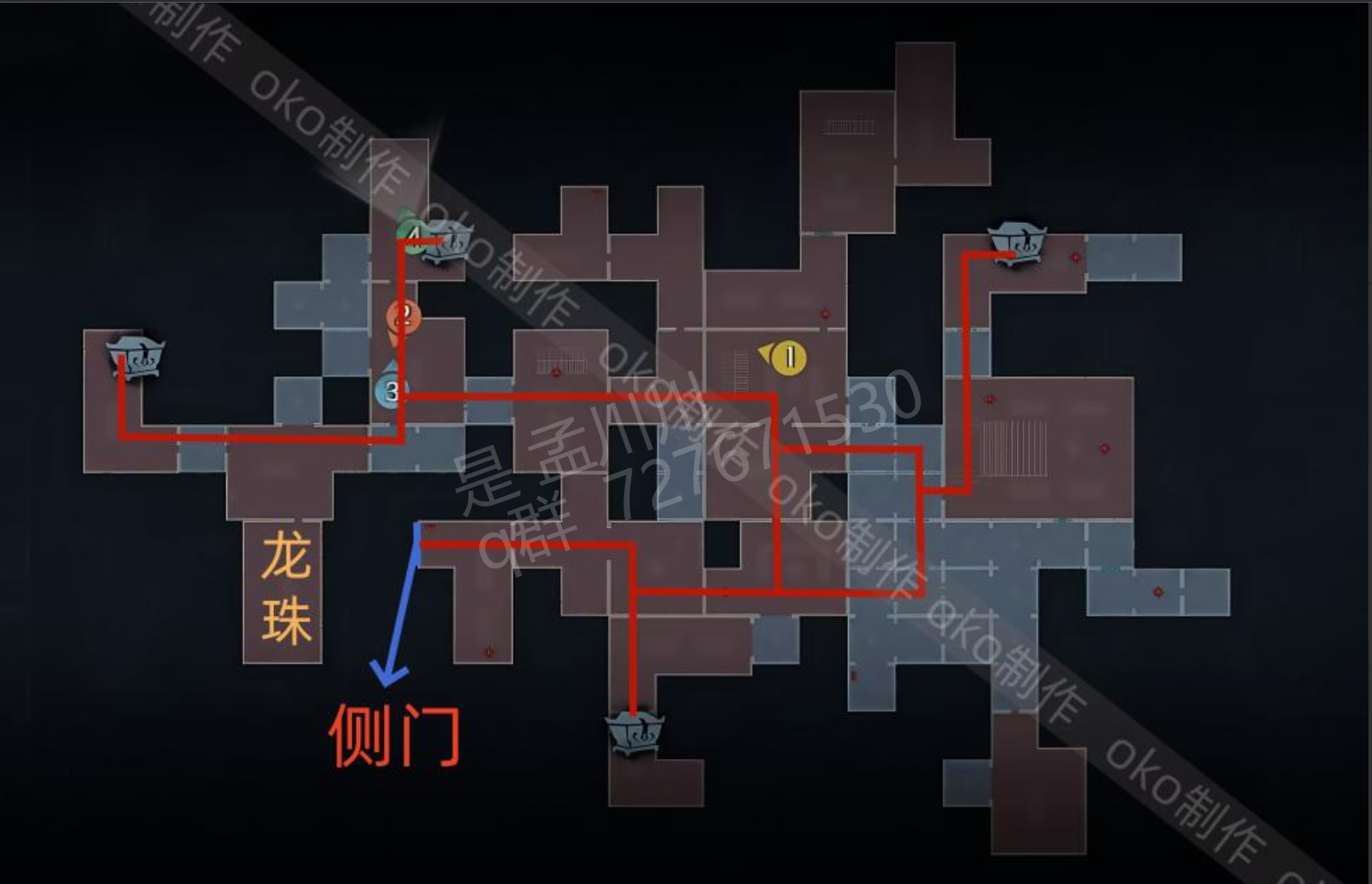 超自然行动组精绝古城困难┓型全地图小抄