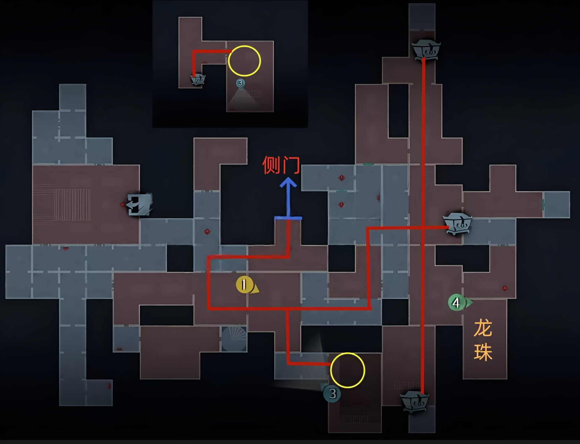 超自然行动组精绝古城困难┻型地图小抄