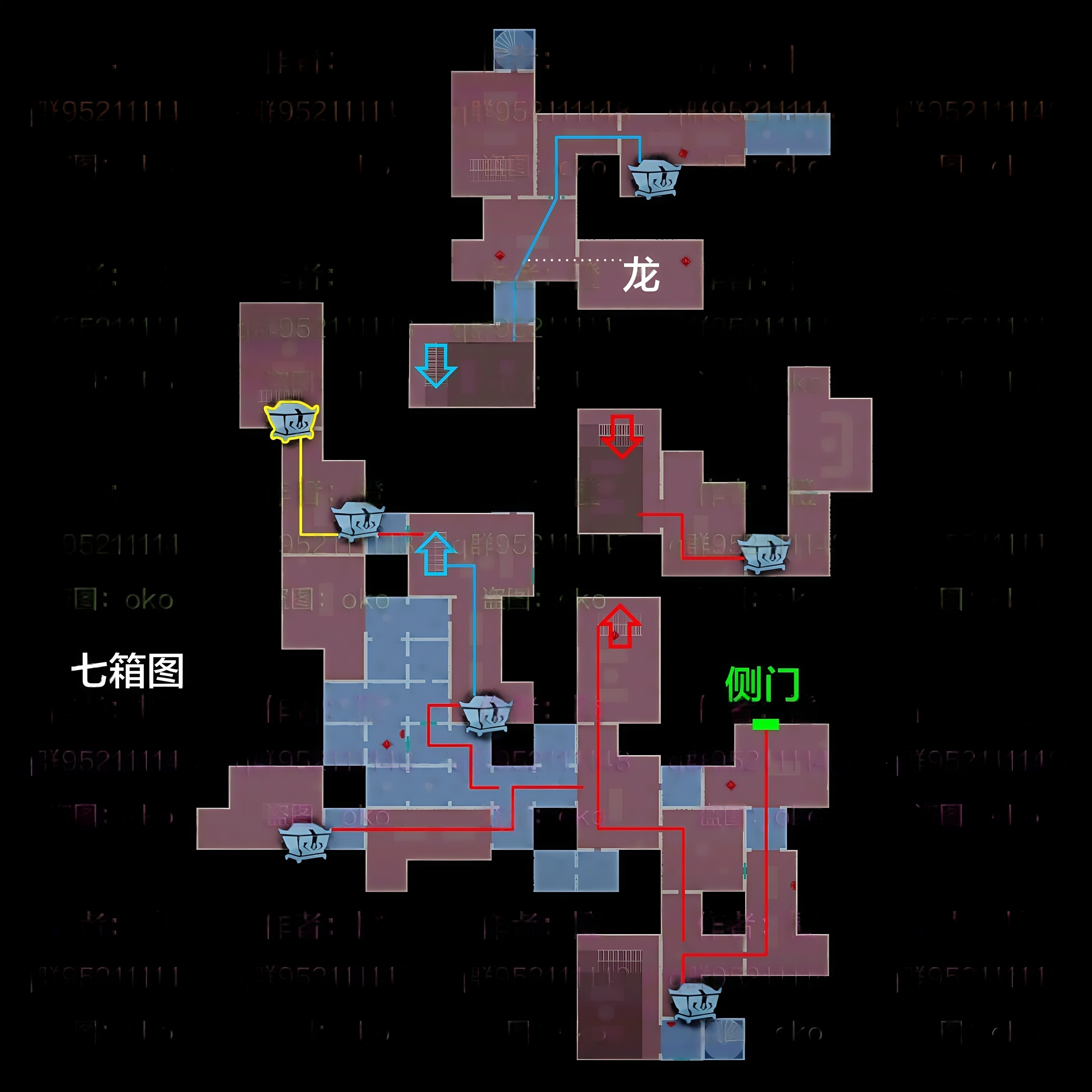 超自然行动组精绝古城极限┛型全地图小抄