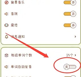 奶酪单词自动发音关闭设置(图4)