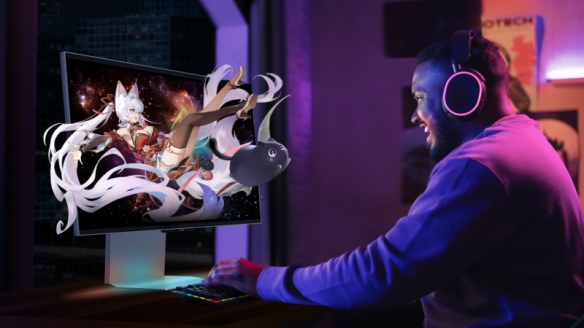 三星玄龙骑士电竞显示器G75F亮相2025德国科隆国际游戏展， 顶级游戏实机演示震撼全场(图4)