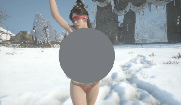 《明末：渊虚之羽》方瑶肚兜MOD：4K刺绣纹理+动态流光特效(图2)