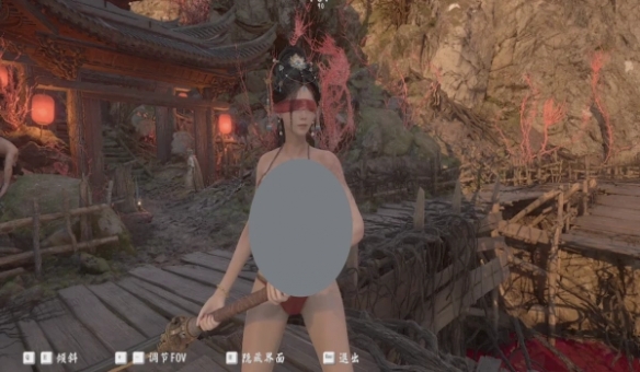 《明末：渊虚之羽》方瑶肚兜MOD：4K刺绣纹理+动态流光特效(图1)