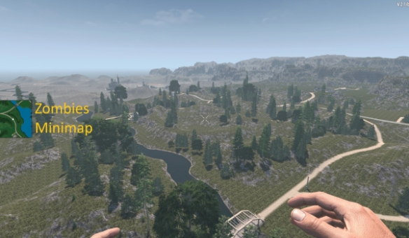 《七日杀》僵尸迷你地图MOD：实时追踪尸潮+热感应警报系统(图1)