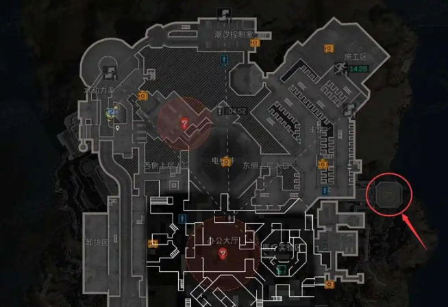 三角洲行动潮汐监狱撤离点位置分享2