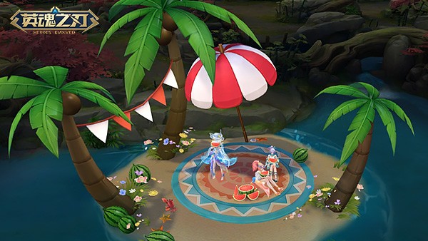 《英魂之刃》魅魔公主-凉夏限定皮肤元气登场 版本平衡性优化更新