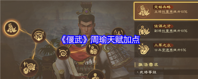 《偃武》周瑜天赋加点