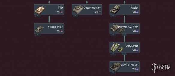《战争雷霆》科技树调整：新增分支且路线全面优化！(图4)