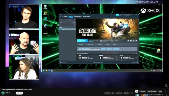 “东窗事发”Xbox科隆直播演示翻车：用steam启动游戏(图3)