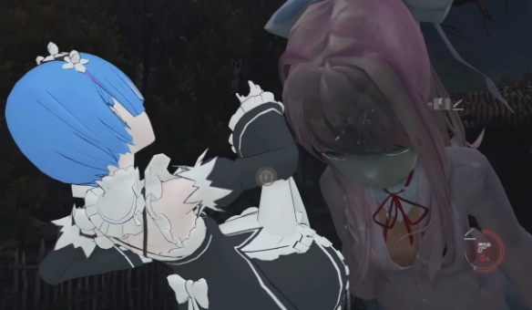 《生化危机4：重制版》莫妮卡巨人MOD降临！身高3米压迫感拉满(图1)