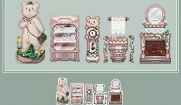 《星露谷物语》熊家具MOD发布！全屋毛绒化改造+交互彩蛋(图1)