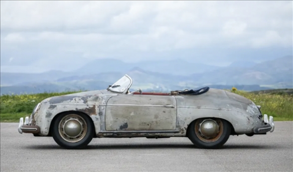 存放谷仓几十年！美国俄亥俄发现1955年款保时捷356(图1)