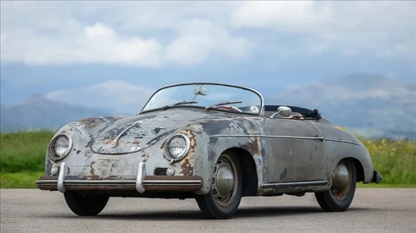 存放谷仓几十年！美国俄亥俄发现1955年款保时捷356(图3)