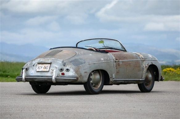 存放谷仓几十年！美国俄亥俄发现1955年款保时捷356(图2)