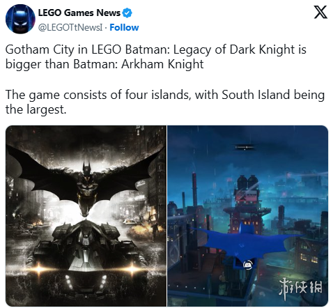 曝《乐高蝙蝠侠》新作地图将超越《阿卡姆骑士》 (图3)