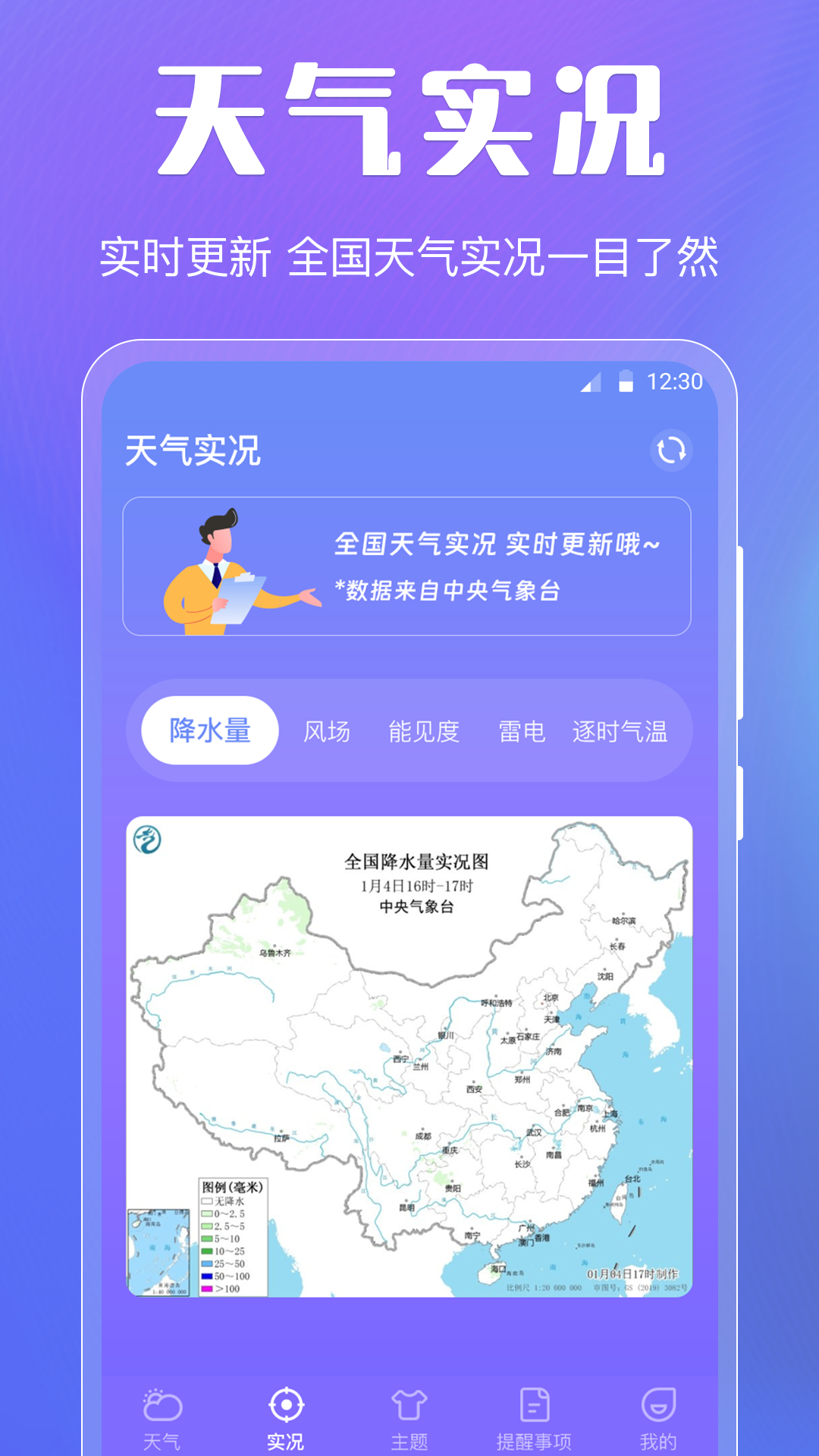 
天气预报智能app