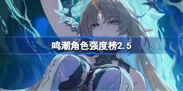 鸣潮角色强度榜2.5 鸣潮角色节奏榜最新2025(图1)