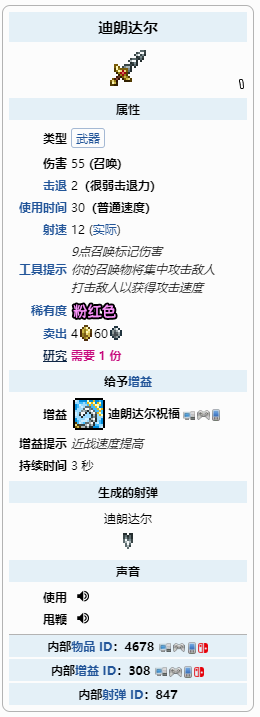 《泰拉瑞亚》迪朗达尔鞭子强度解析