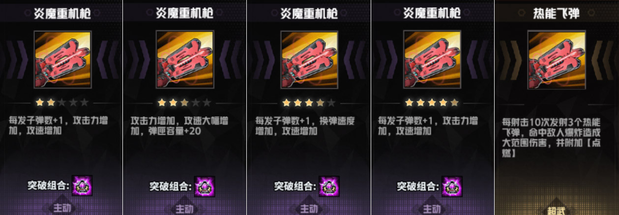 《枪魂狙击》S炎魔重机枪武器介绍