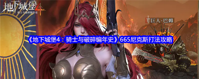 《地下城堡4：骑士与破碎编年史》665尼克斯打法攻略