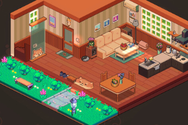 像素风模拟经营装修收纳游戏《呓语小镇》明日发售