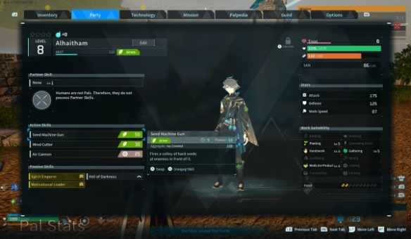 《幻兽帕鲁》艾尔海森MOD降临！草元素技能+虚空书架同步还原(图3)