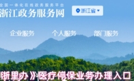 《浙里办》医疗停保业务办理入口